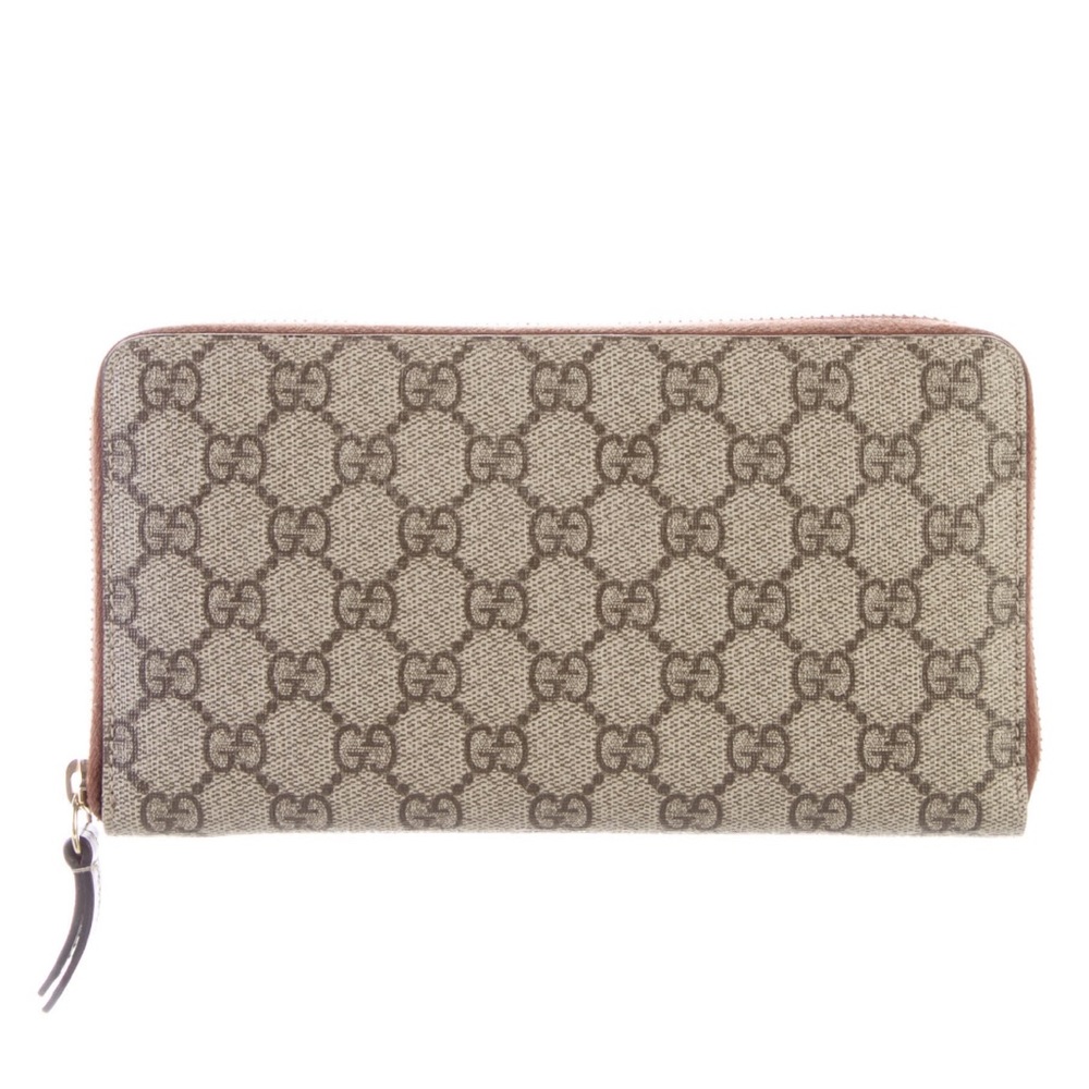 Gucci Supreme Canvas Continental Wallet